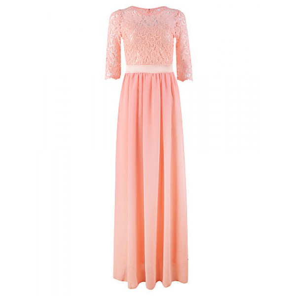 Women's Sexy Patchwork Swing Dress,Round...